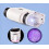 (As show, One size) Pink Pocket Microscope Mini Handheld Microscope with LED Light Portable High Definition 3