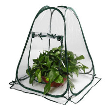 (As show, One size) Mini Pop up Grow House Greenhouse, Indoor Outdoor PVC Greenhouse Cover, Small Portable Garden Flower Shelter - 70 x 70 x 80cm