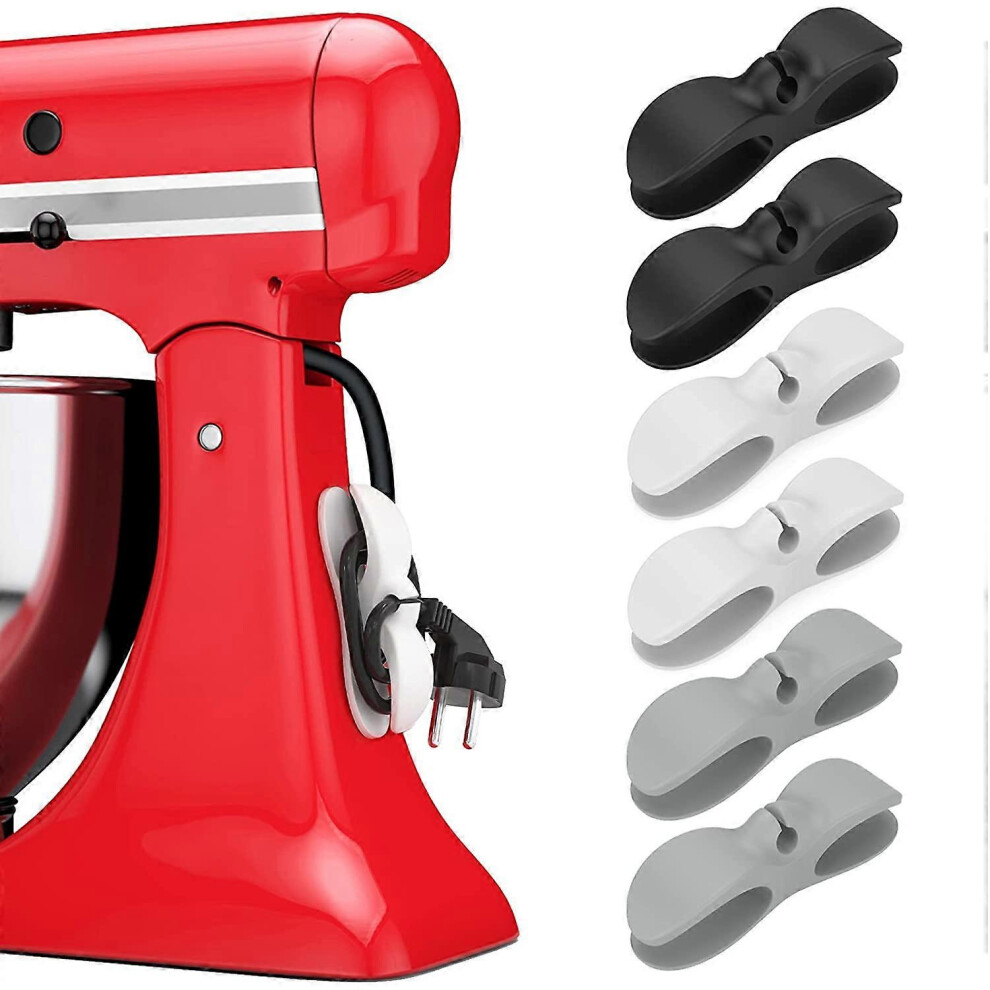 (As Show, One Size) 6 Pcs Appliance Cord Organizer - Adhesive Organizer For Small Appliances Kitchen Cord Winder Cord Holder Organizer For Appliance C 4704245285814