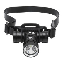 (As show, One size) Diving Headlamp Rechargeable Scuba Diving Torch, IPX8 Waterproof Diving Underwater Headlampwithout battery