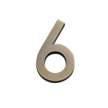 (As show, One size) 8mm electroplating brand name street apartment door digital signage (0-9 number)