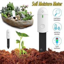 (As show, One size) 1 Piece (White) Soil Tester, Intelligent Plant Monitor Soil Tester Automatically Monitors Moisture Levels, Plant Flower Soil Moisture Moisture Meter H