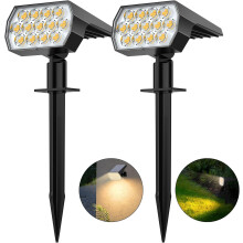 Iluminação Solar – 138 Luzes de Parede LED (Embalagem de 2) – Luz Solar de Parede