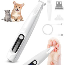 Cortador de Unhas para Animais de Estimação – Lilás [Modelo Luz Branca] – [Luz Bloodline + Arquivo + Bateria]