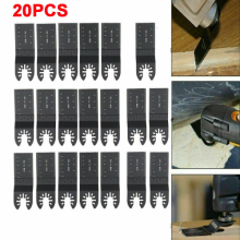 20x Universal Oscillating Saw Blade 34mm Multi Tool Blades Wood Metal Cutter