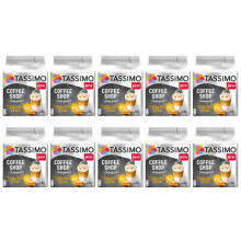 Tassimo Coffee Shop Toffee Nut Latte Coffee Pods x8 (Pack of 10, Total 80 Pods)