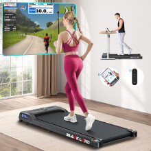 BLACK LORD Treadmill Walking Pad Gym Fitness Remote Control Black