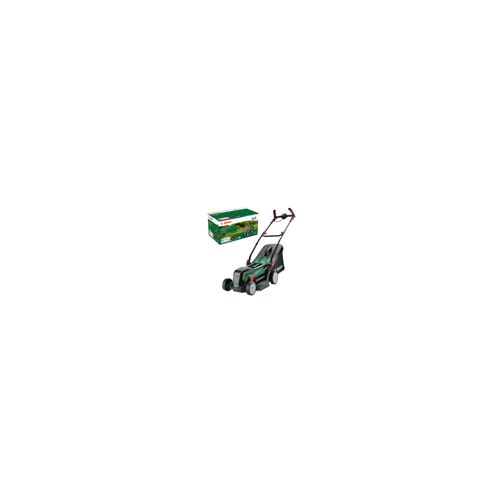 Bosch Universal Rotak 2X18v-37-550 Cordless Lawnmower - Green