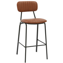 Belluno Brown Kitchen Bar Stool with Fixed Height