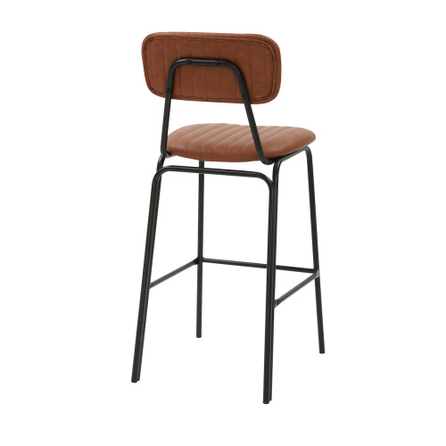 Belluno Brown Kitchen Bar Stool with Fixed Height 1