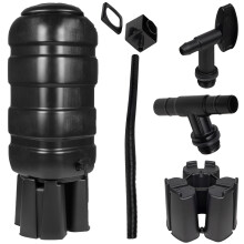 100L Slimline Garden Water Butt Complete Kit