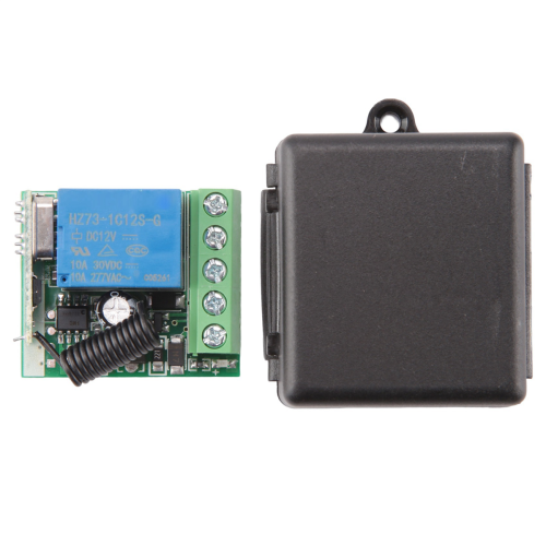 DC 12V 1CH 433MHz Universal Wireless Remote Control Switch RF Relay Receiver 433 MHz Transmitter Button Module Diy Kit 2