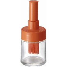 (As show, One size) Oil Bottle and Brushorange