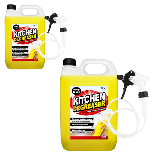 1 x 5L Heavy Duty Kitchen Degreaser With Convenient Long Hose Trigger 1