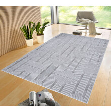 (Silver (Luna), 60 x 110cm ) Rug for Living Room Bedroom Hall Runner Carpet Mat