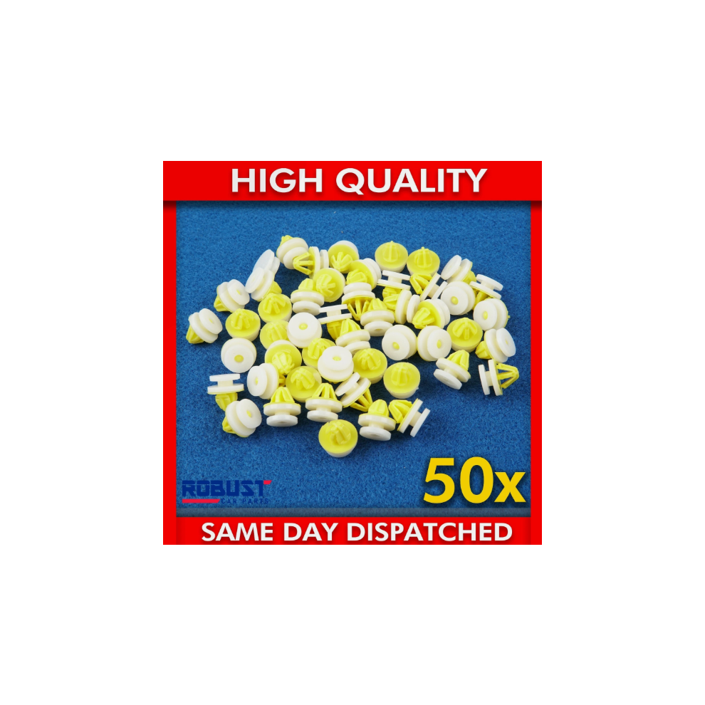 50X Door Wheel Arch Trim Clips For Land Rover 3 4 Range Rover 34631164