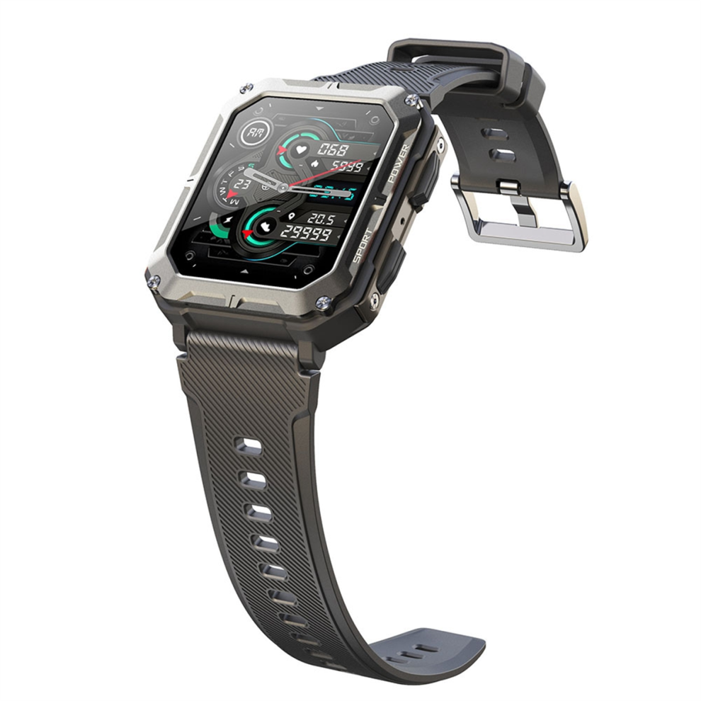 C20 Pro Smart Watch Voice Assistant Bt Wireless Call Business Outdoor Sports Ip68 Waterproof For Android/Ios 4851097900546