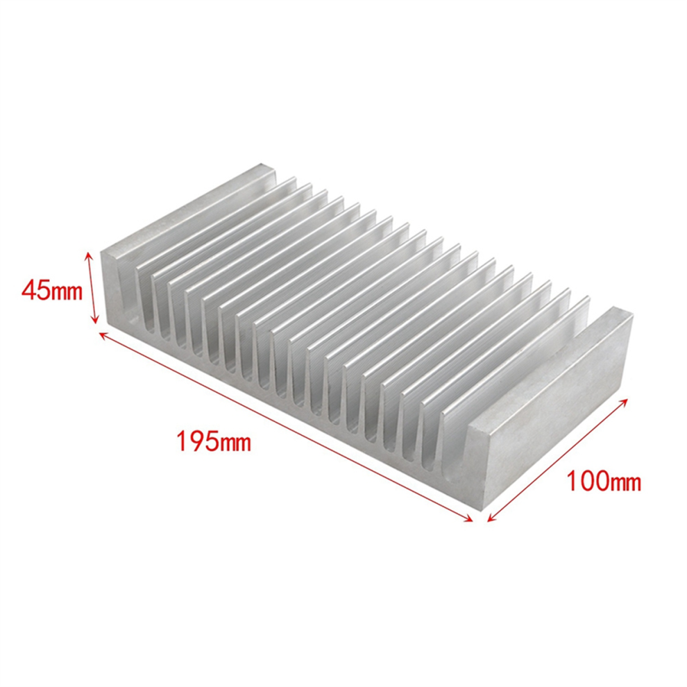 Aluminum Radiator 50X50x150mm Dense 14 Tooth Heat Sink For Power Amplifier Heater Computer Water Cooling System 4851097903950
