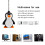 16GB Χαριτωμένο μωρό πιγκουίνος με USB 2.0 Flash Drive δεδομένων - Ασπρόμαυρο 6