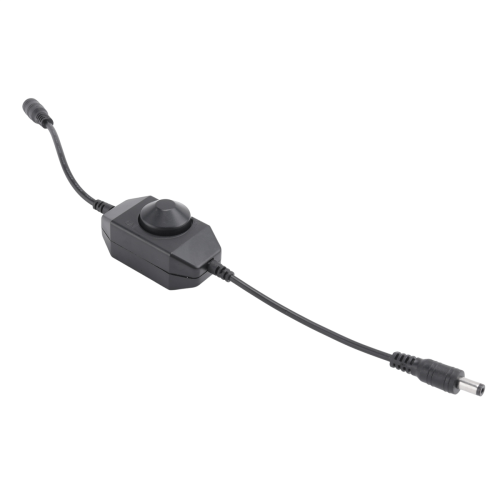 12V / 24V 6A LED Dimmer Controller Adjust brightness for easy Color Clear, Black