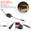 12V / 24V 6A LED Dimmer Controller Adjust brightness for easy Color Clear, Black 8