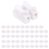 50PCS CH2 Spring Quick Wire Connector Cable Clamp Terminal Block for LED Strip Light 1