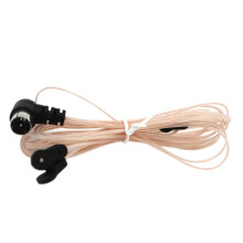 FM-Rundfunkantenne, 75 Ohm, Dipol-Innenantenne, T-Antenne, männlich, F-Stecker, Übertragung, hochwertig, transparent, doppelt parallel