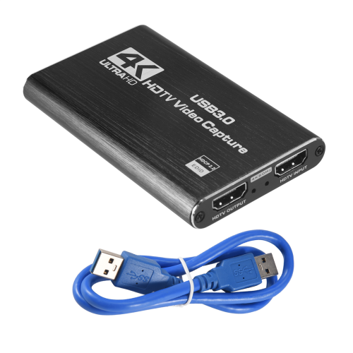 Κάρτα λήψης βίντεο 4K οθόνη εγγραφής USB3.0 1080P 60FPS συσκευή παιχνιδιών 2
