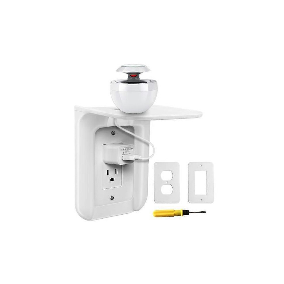 (As Show, One Size) Power Pole, Power Perch Wall Outlet Shelf, Removable Decorative Outlets, Mobile Phone Charging Shelf, Easy Installation 4704245209964