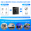 Comutador USB KVM HUB 3.0 Seletor de comutador para teclado de PC, mouse, impressora, 1 compartilhamento, 2 dispositivos 7