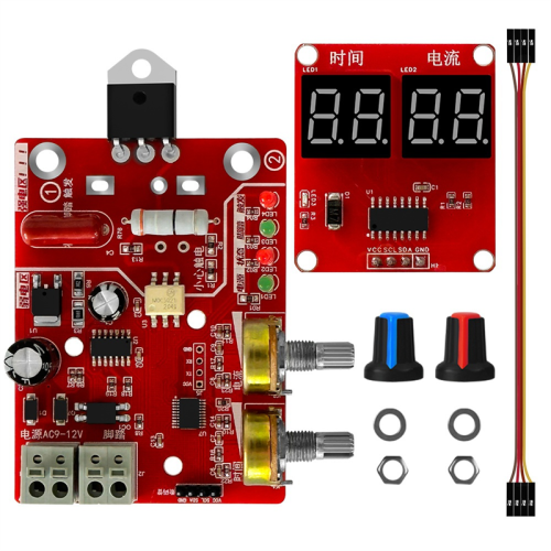 -D01 Spot Welding Machine Control Board Regulating Time and Current Digital Display DIY (40A)