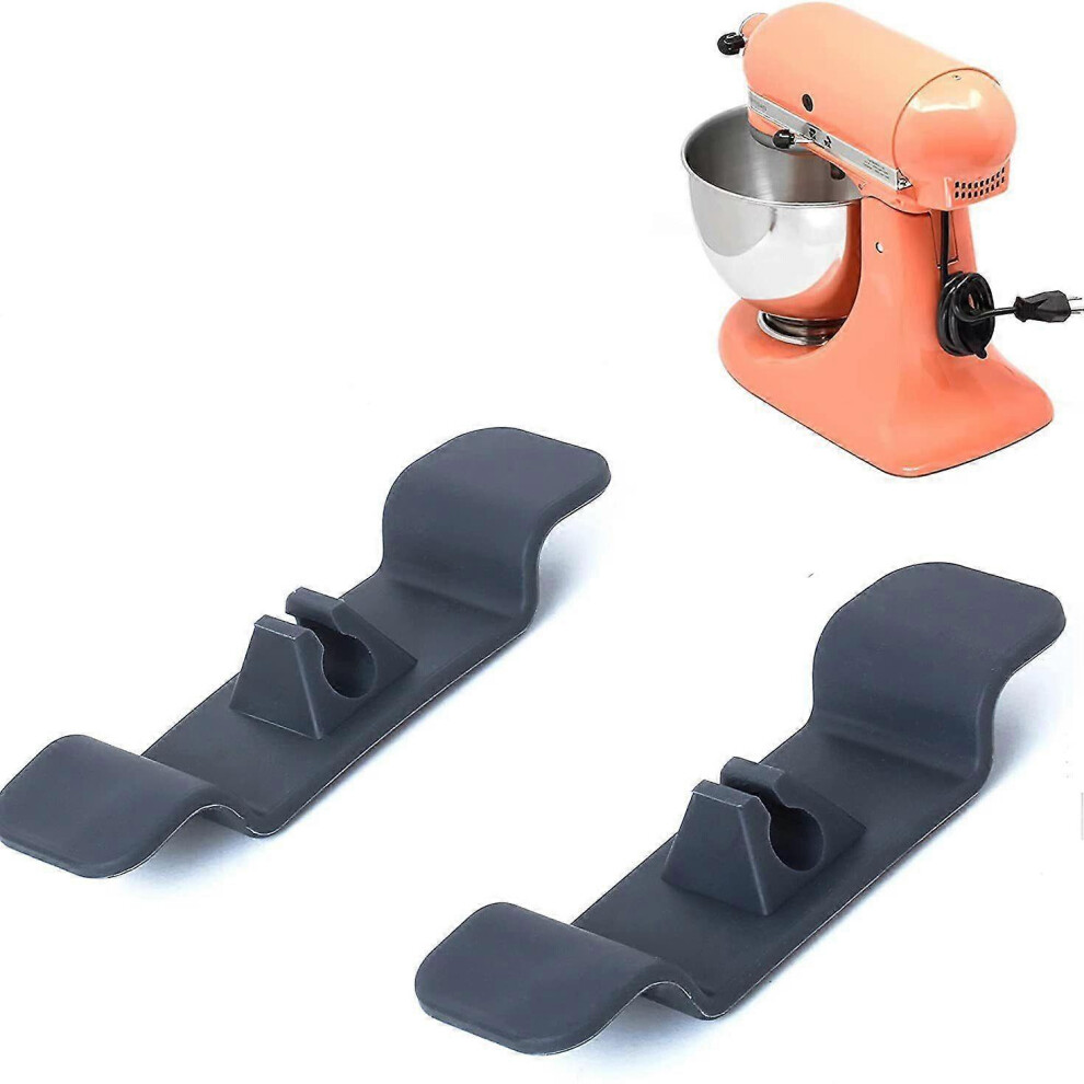(As Show, One Size) Gray 4Pcs Cable Organizer For Kitchen Appliances Cable Winder Adhesive Cable Management Cord Holder Storage Accessories For Cable 4704245250928