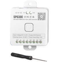 Controlador LED Bluetooh SP630E com suporte para PWM monocromático CCT RGB RGBW RGBCCT ou SPI TTL IC Chip Strip WS2811 WS2812B