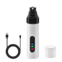 Lixadeira elétrica para unhas de animais de estimação, recarregável via USB, para manicure, multifuncional, inteligente, aparador, suprimentos