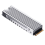 Ψύκτρα M.2 2280 NVMe SSD Ψύκτρα αλουμινίου με θερμική προστασία για M2 SSD ασημί 1
