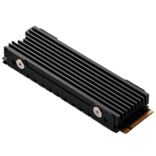 M.2 2280 NVMe Kühlkörper SSD Cooling Pad Aluminium-Dissipation mit Thermal für M2 Ssd Schwarz