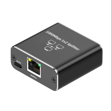 Gigabit Ethernet Splitter 1 in 2 uit, 1000 Mbps - LAN/Internetkabel - Cat5/6/7 Splitter, RJ45 Netwerkuitbreiding
