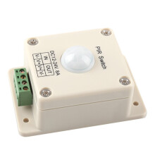 Interruttore luce sensore di movimento PIR LED automatico DC 12V~24V 8A