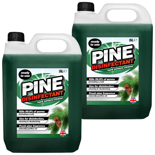 2 x 5L Pine Disinfectant Ready To Use Hard Surface Cleaner 2