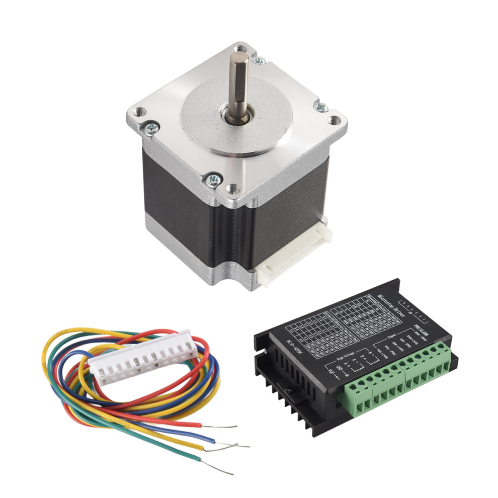 Jehiatek Nema 23 23Hs5628 Stepper Motor 57 2.8A With Tb6600 Driver Nema17 For Cnc And 3D Printer Part Parts(6.35Mm)