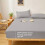 (Grey, King (150 x 200 cm)) Fitted Sheet Bed Sheets Extra Deep 25CM Single Double King Sizes 1