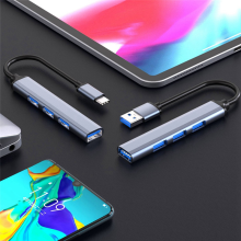 4-portový USB Hub Splitter Multi-to-3.0 adaptér s niekoľkými portami napájania
