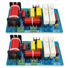 2 stuks PA-2A 2-weg luidspreker crossover treble + 450W pure bas subwoofer frequentieverdeler filters DIY voor thuis