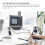 Support de bureau pour enceintes actives YU4 et similaires, blanc 7