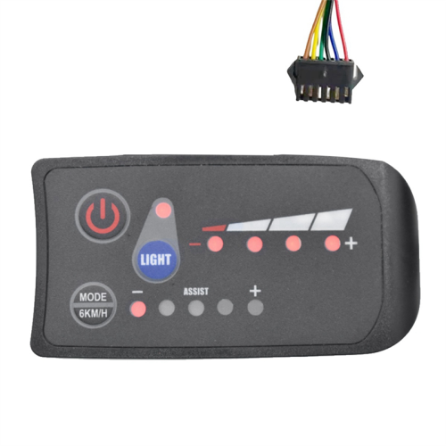 Οθόνη LED μετρητή ηλεκτρικού ποδηλάτου S810 36V IP65 για ηλεκτρικό ποδήλατο SM 6PIN