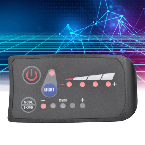 Οθόνη LED μετρητή ηλεκτρικού ποδηλάτου S810 36V IP65 για ηλεκτρικό ποδήλατο SM 6PIN 2