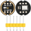 Módulo de microfone omnidirecional INMP441 MEMS de alta precisão e baixa potência com suporte para interface I2S ESP32 4