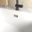 Chrome bathroom / Kitchen Basin Sink Decorative Overflow Cover Plate And Bolt 4