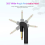 2.4G Wireless Guitar System Rechargeable Transmitter Receiver 48K/16bit Real-Time Transmission Rotatable Plug,B 4