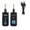 2.4G Wireless Guitar System Rechargeable Transmitter Receiver 48K/16bit Real-Time Transmission Rotatable Plug,B 2